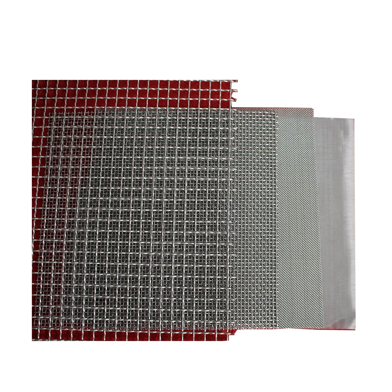 Plain/twill/Dutch braided 304/316 stainless steel screen wire mesh for vibrating screens