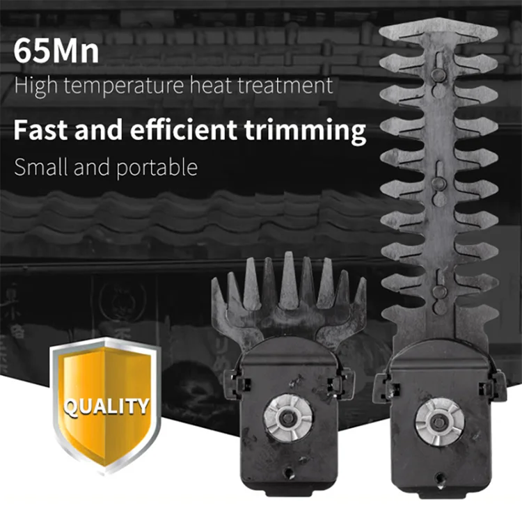 Portable  7.2v 2 In 1 Wireless Lithium Battery Shrub Pruning Shear Powerful Battery Garden Hand Hedge Trimmer