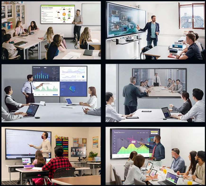 2024 New Products 32/43/65/75/86/110 Inch Smart Whiteboard Interactive Panel Interactive Board