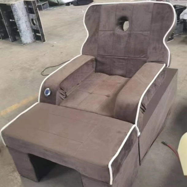 Popular brown facial chair beauty salon massage bed beauty comfortable spa facial bed