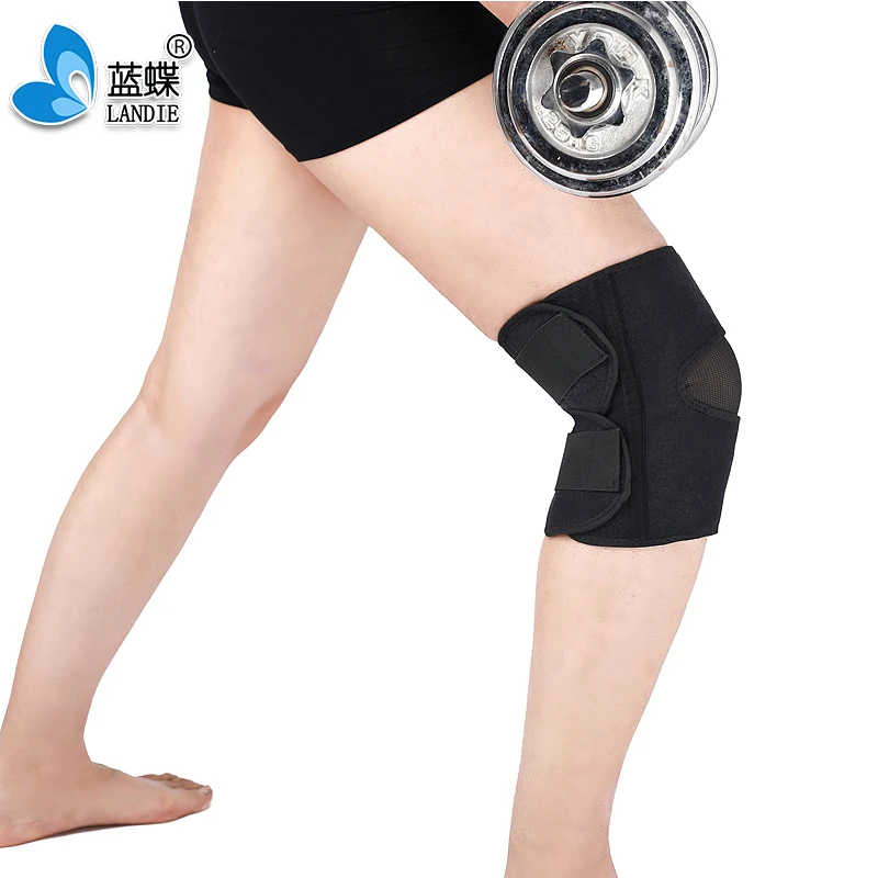 Best selling spandex  knee pads OEM Spring   knee support Sleeve Wave anti-slip strip knee protector