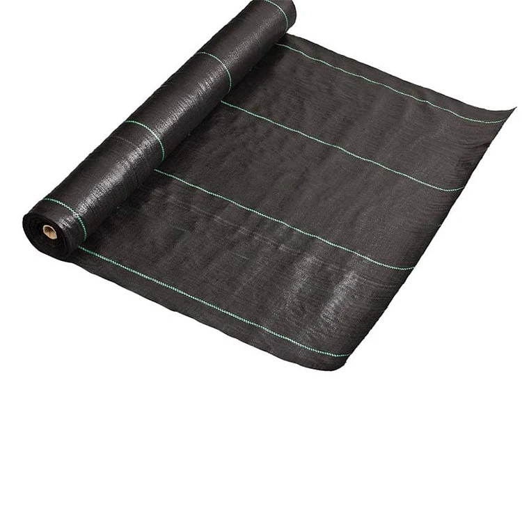 Sulzer looms flat knitted garden ground cover fabric/plastic pp anti weed agro weed control mat