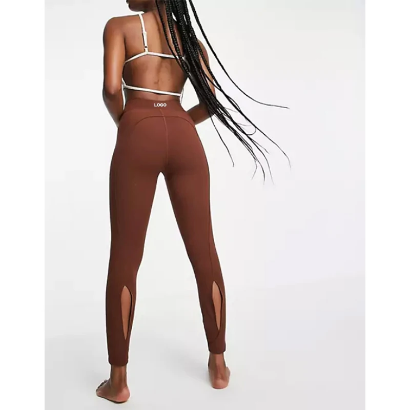 2024 Fashion New Style Customize High Waisted Cotton Leggings For Women Tight  Womens Yoga Leggings