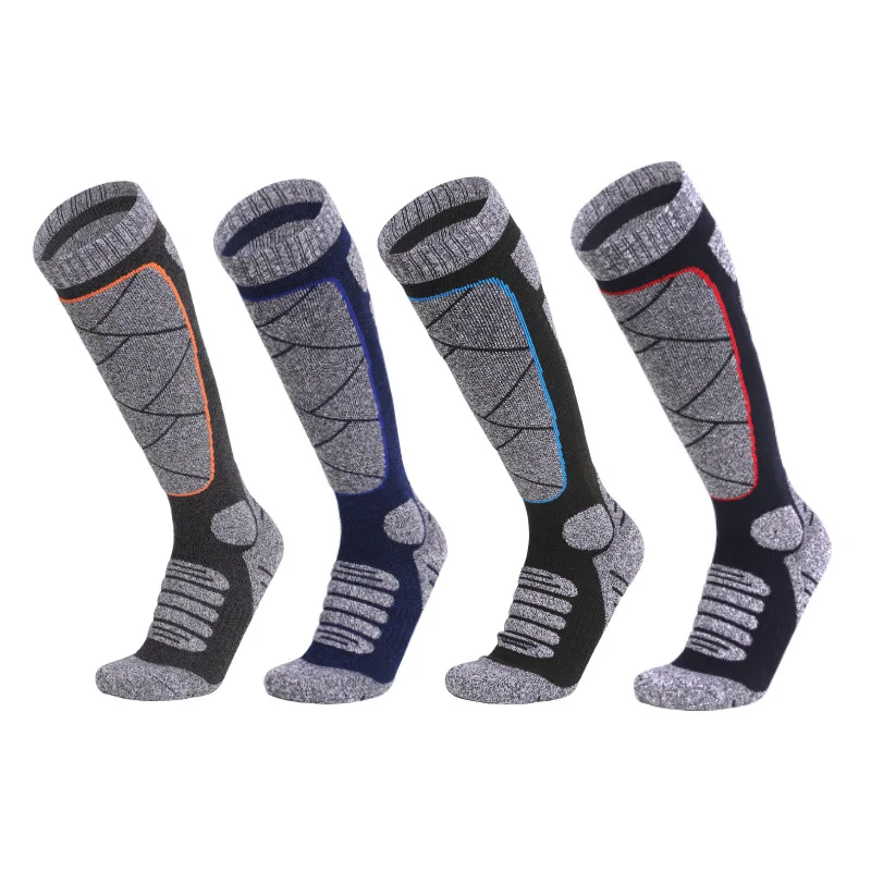 Зимние толстые спортивные походные носки на заказ шерстяные теплые merino для мужчин
