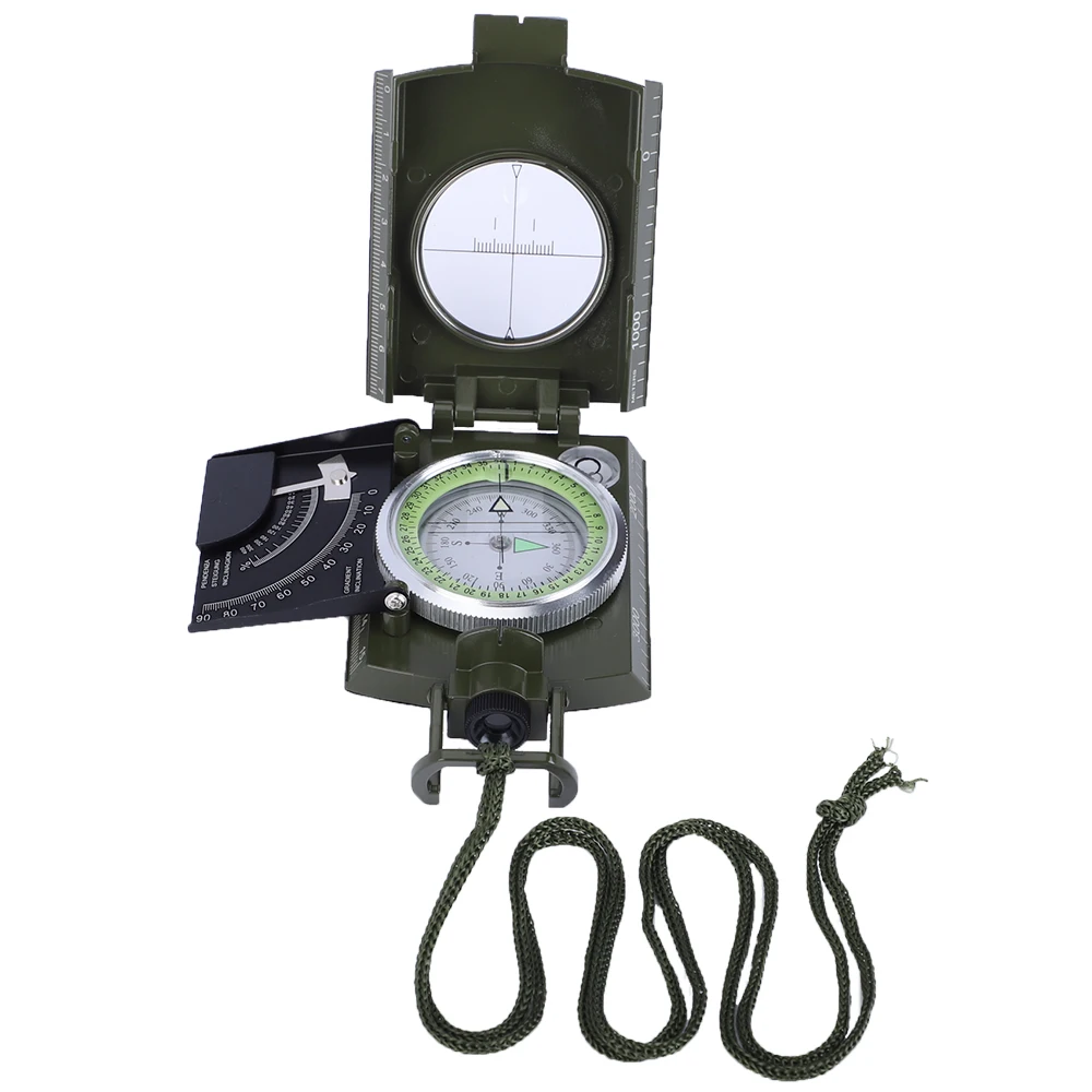 Hiking Compass outdoor IP65 Sighting Clinometer Professional Metal Waterproof with Carry Bag for Camping