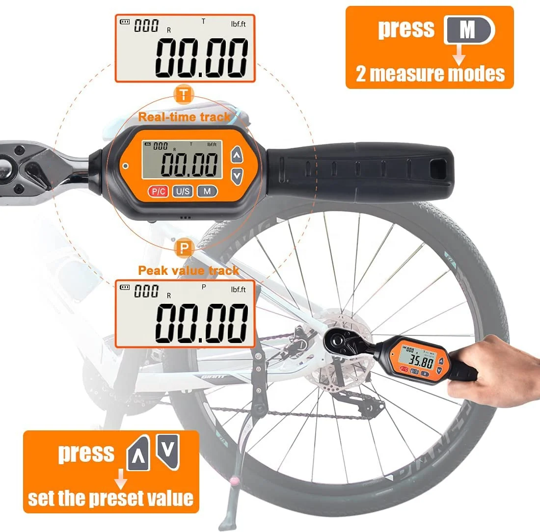  Manufacturer OEM Most Popular Mini Digital Torque Wrench for Motorcycles All