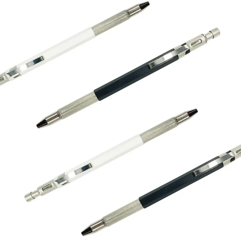 Maxwri High Quality Metal Mechanical Pencil 3.0mm With Sharpener Drafting Drawing Propelling Pencil For Office School Artist