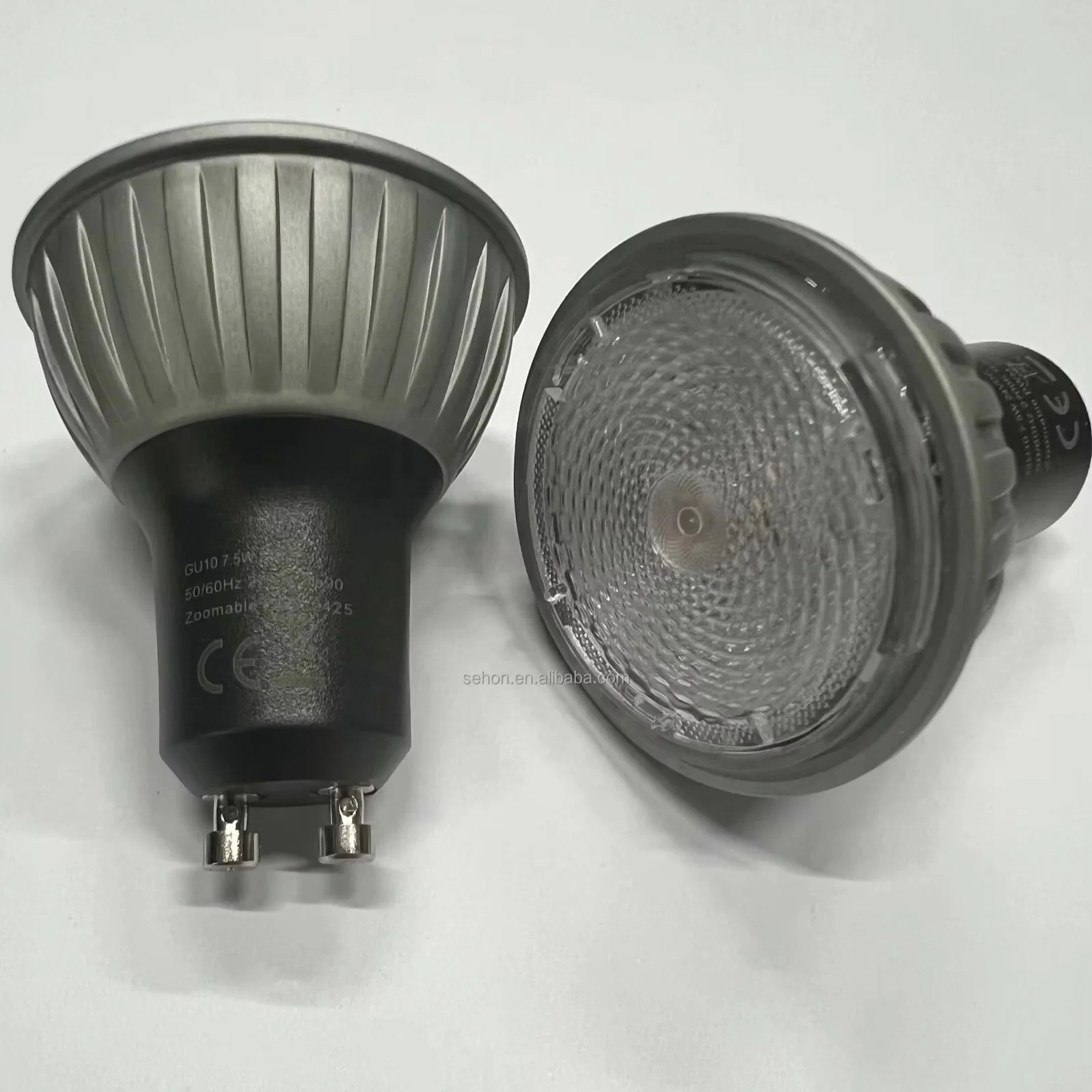 GU10 MR16 Aluminum PWM  Dimmable COB LED Ceiling 24 36 50 Bean Angle Ra90 Spotlight For Illumination