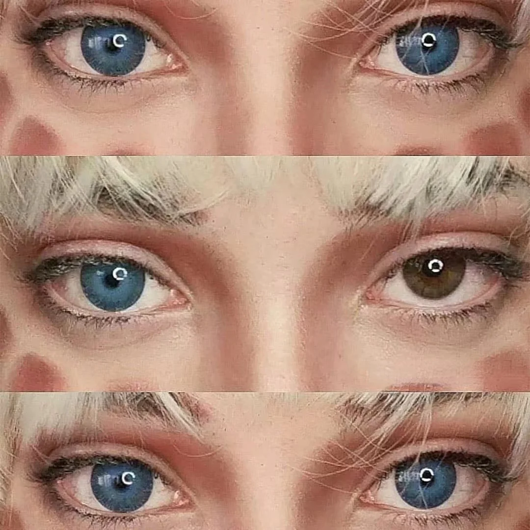 Realcon Fancylook New York Blue Small Pupil Eye Color Colored Contact Lenses De Contact