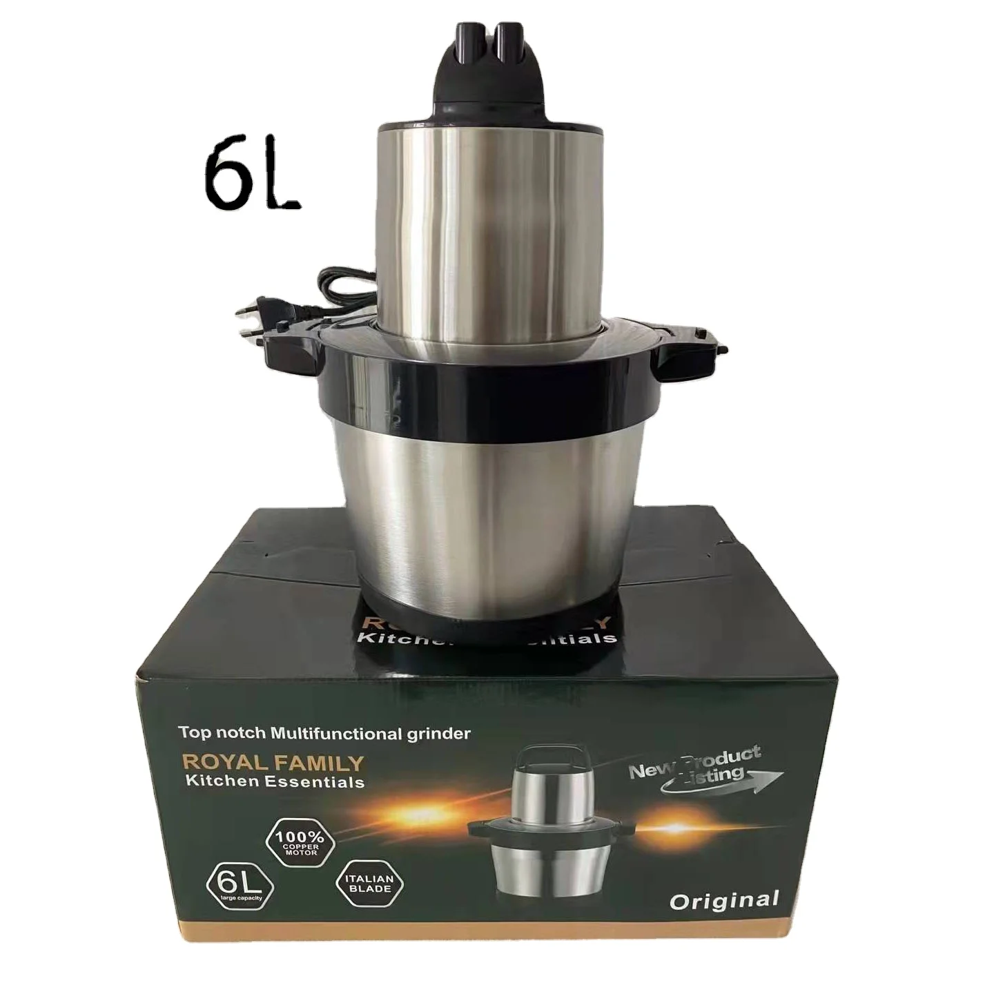 2021 hotsell yam pounder machine 6L meat chopper fufu pounding  blender portable multifunction mini electric meat grinder
