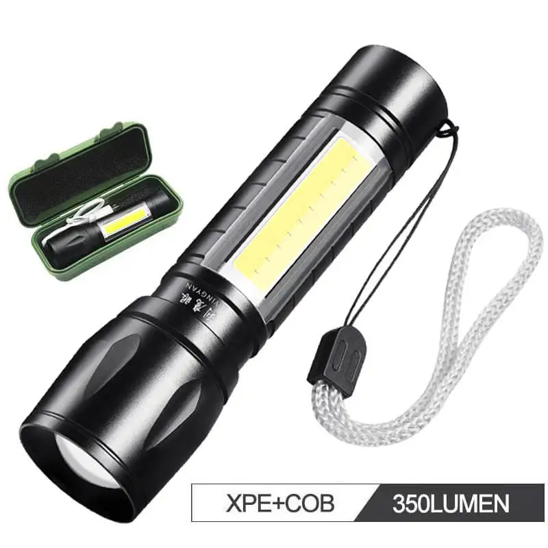 Mini Rechargeable Torch long aluminum led flashlight
