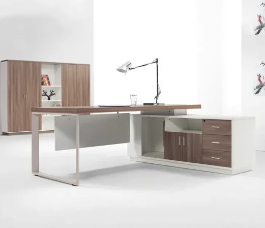 Quality Executive Desk MDF Commercial Office Furniture with Drawer L Shaped Desk Set With Hutch Executive CEO Manager Desk