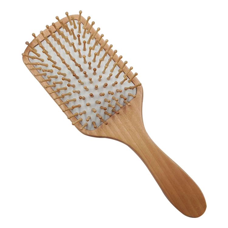 Factory direct selling Bamboo Comb High Quality Scalp Massage Comb Professional  Household Hair Comb Brush