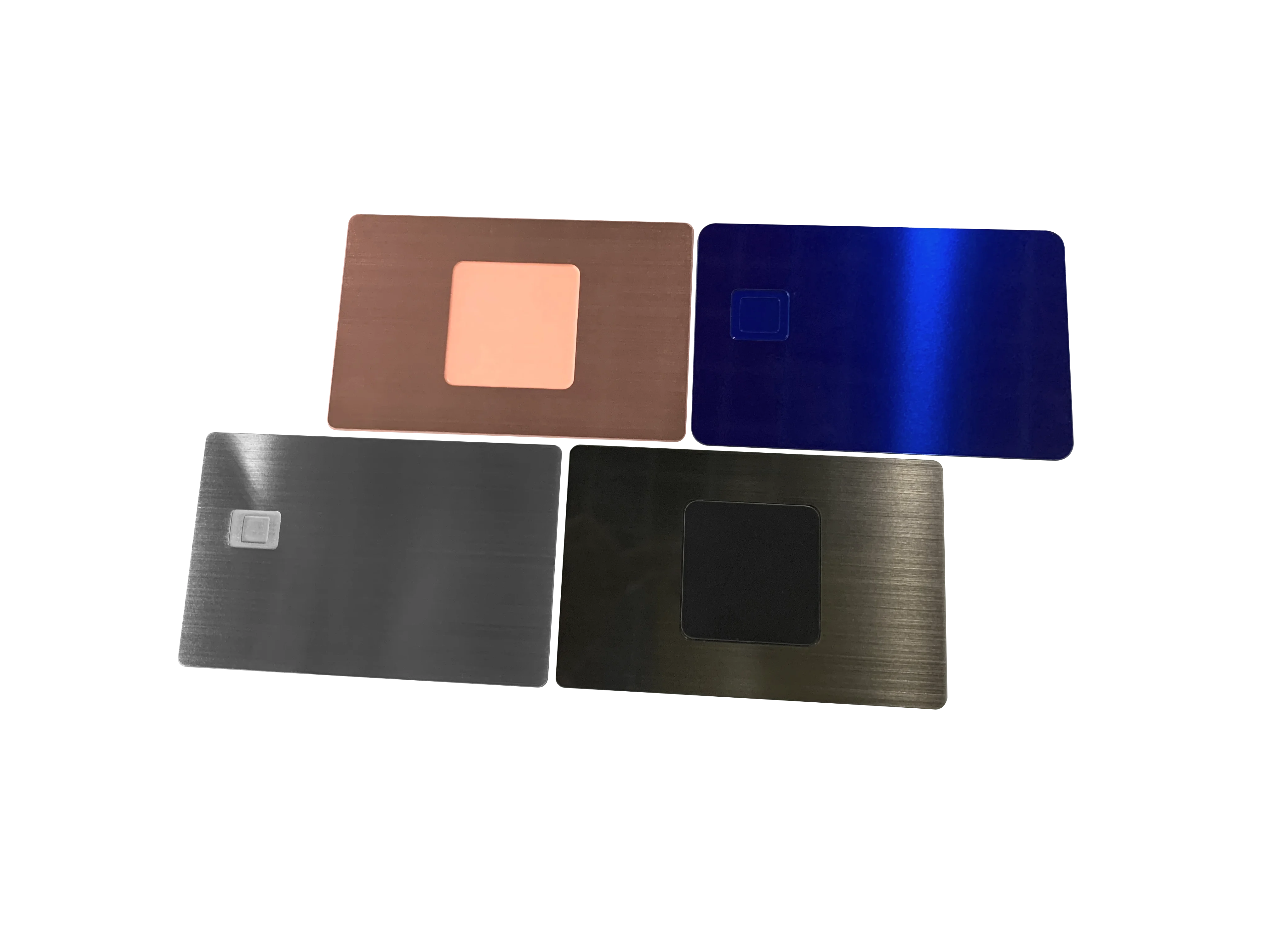 Standard Cr80 personalized NFC business cards metal smart NFC cards