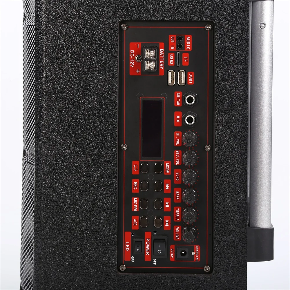 8 inch Hot Selling trolley outdoor Speaker with mic party portable subwoofer with karaoke Speaker