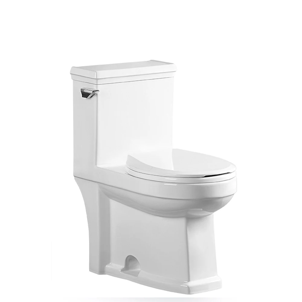 
China manufacture good quality one-piece siphonic flushing ceramic sanitary ware WC toilet 
