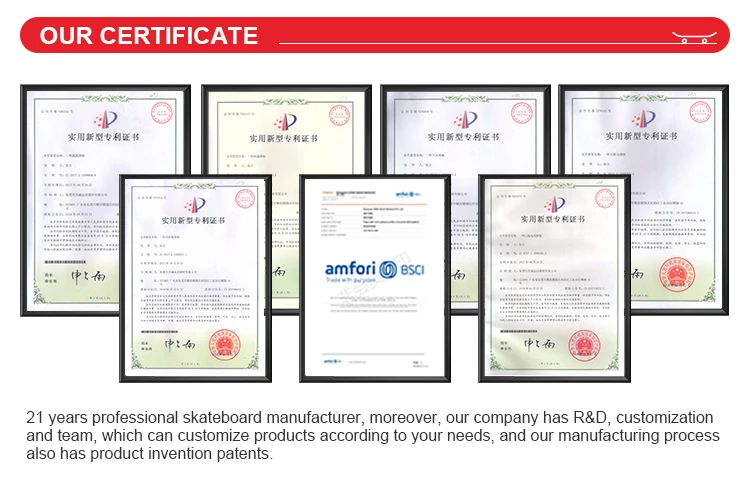 Оптовая продажа, самый дешевый взрослый полный индивидуальный принт, Скейтборд из китайского клена