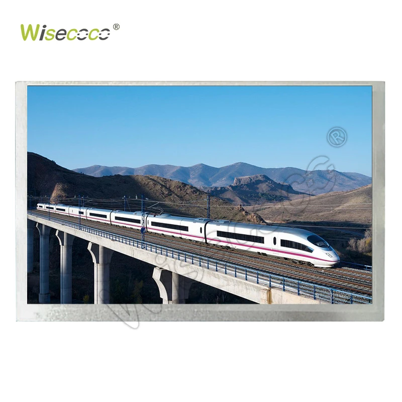 Wisecoco 8 Inch Tft Lcd Display Custom Module High Brightness 800*480 For Industrial Screen With TTL Interface