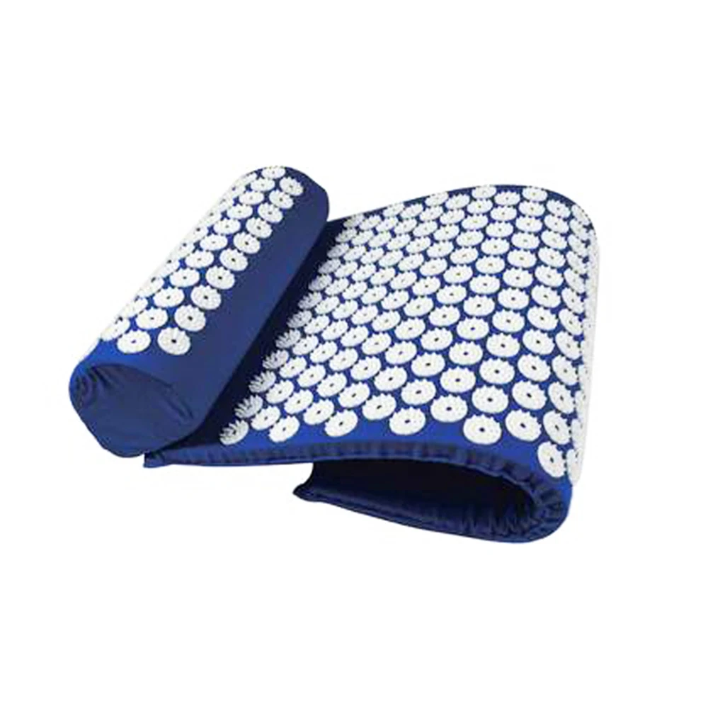 Hot Selling Yoga Massage Mat Acupressure Relieve Stress Back Cushion Massage Yoga Mat Back Pain Relief Needle Pad With Pillow