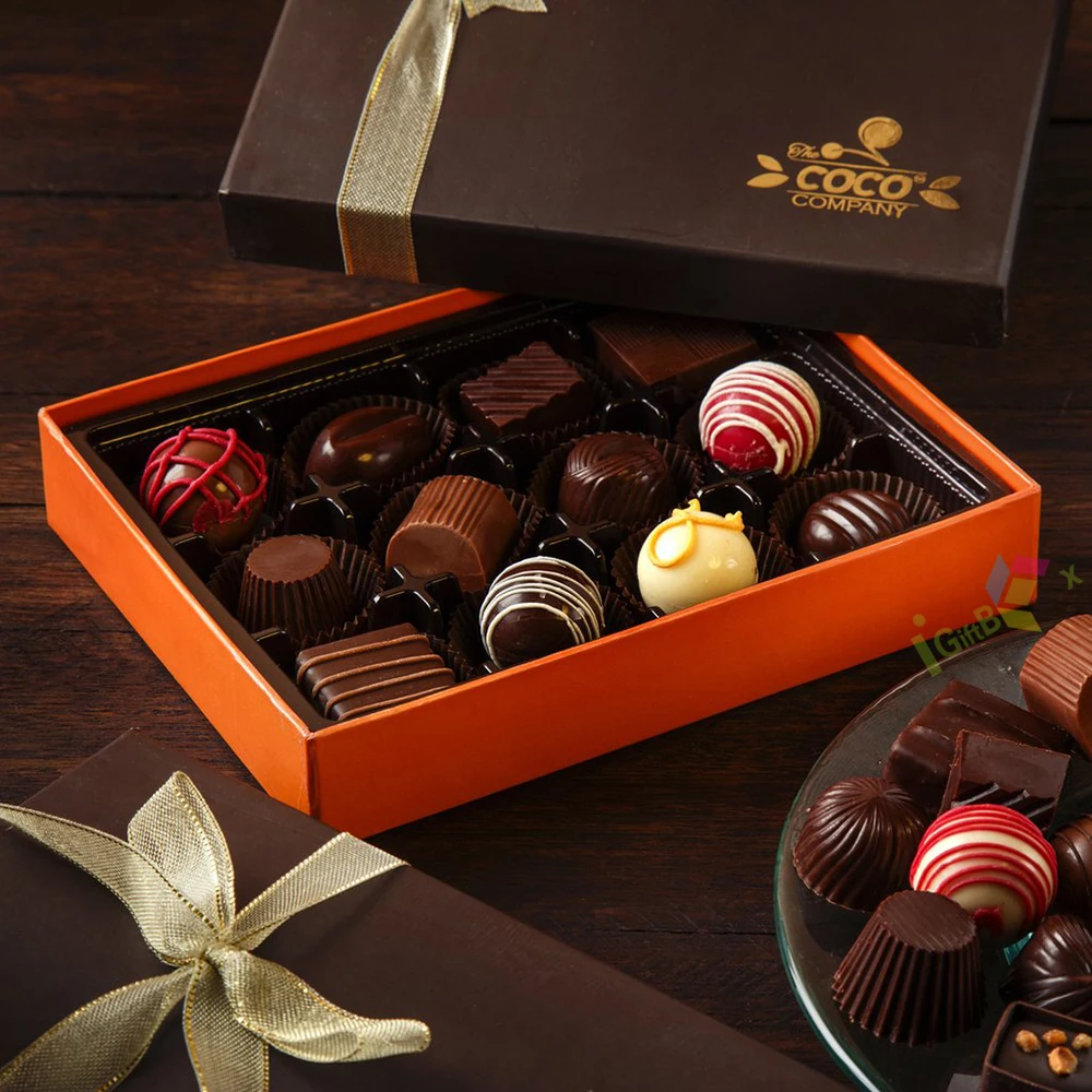 Custom Low Cost Empty Fancy Chocolate Boxes Weeding Candy Food Gift Packaging Box With Tray