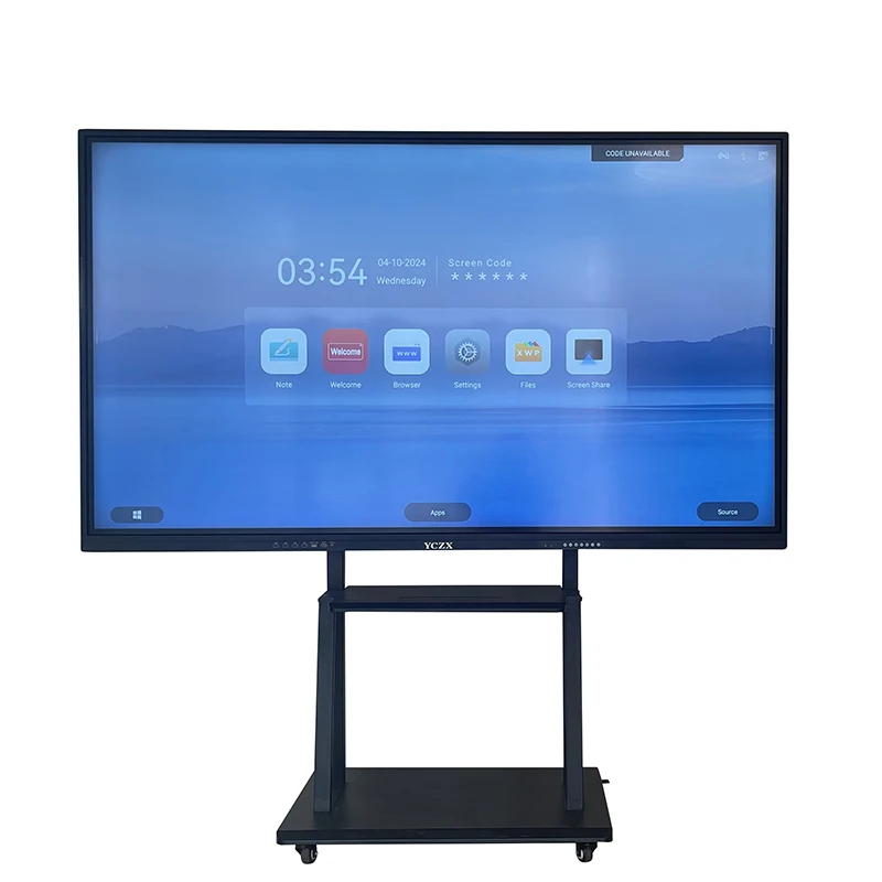 65 Inch Lcd Display Meeting Digital Interactive Whiteboard Electronic 4K Smart Board For School Teaching Education