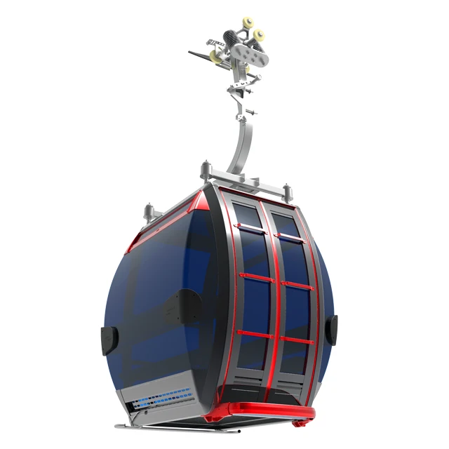 
Detachable clamp ropeway Ropeway fixed grip type Pulsatile Mountaineering skiing Manned crane High altitude sightseeing tour 