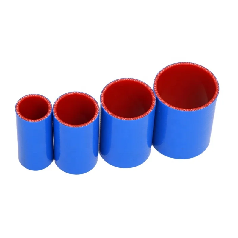 Автомобильный Прямой силиконовый шланг черный красный синий соединитель интеркулера Т-образные зажимы впускной 2