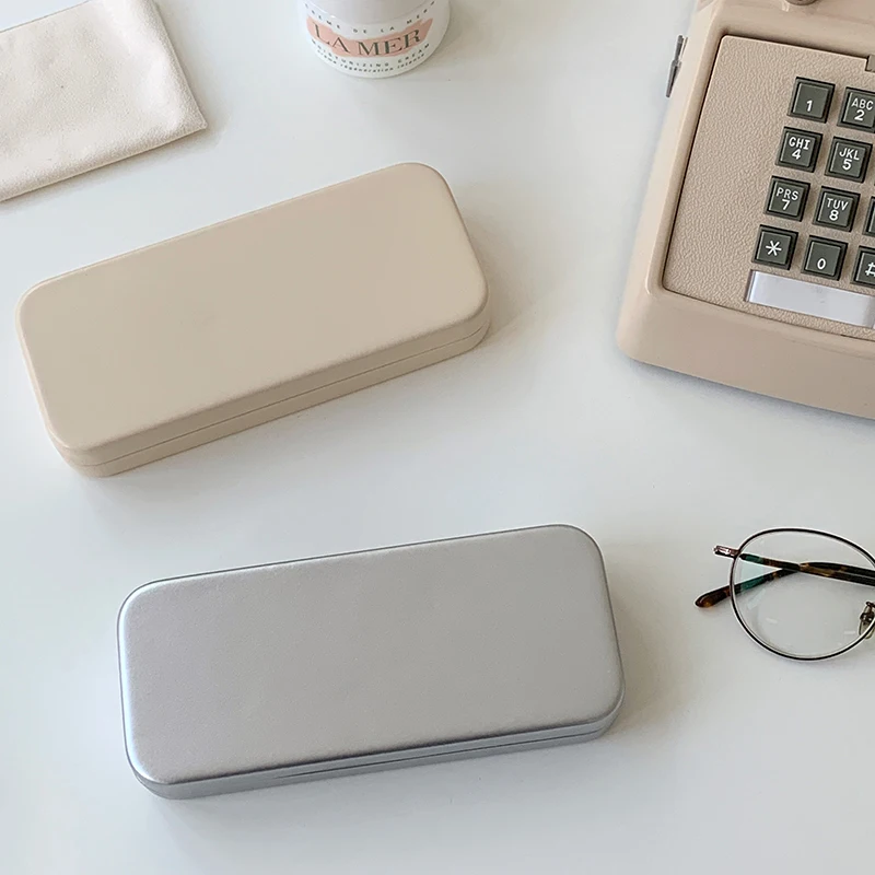 New Cool Square Luxury Custom Logo moq 1pc Multi Colors PU Stain Resistant Large Volume Glasses Boxes With Free