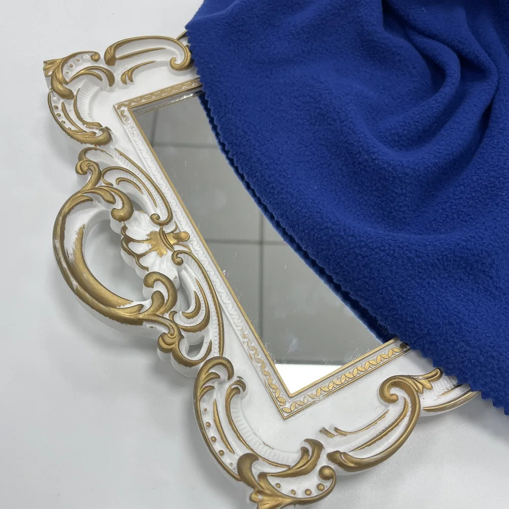 Customization Free samples knitted brush 100%polyester velvet polar fleece fabric for winter clothes suit hoodie