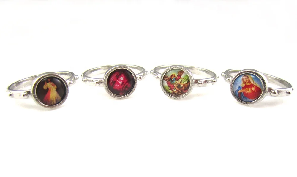 Church Sacramental Gift Rosary Prayer Finger Rosary Ring