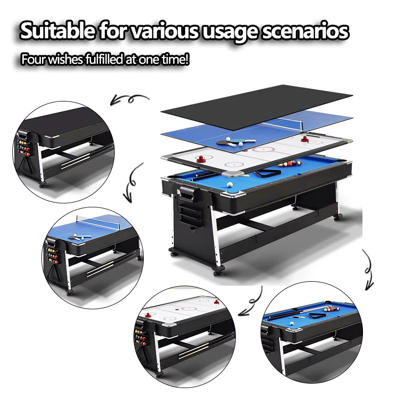 snooker & billiard tables,4 in 1 pool table,air hockey table,billiard and table tennis,snooker table