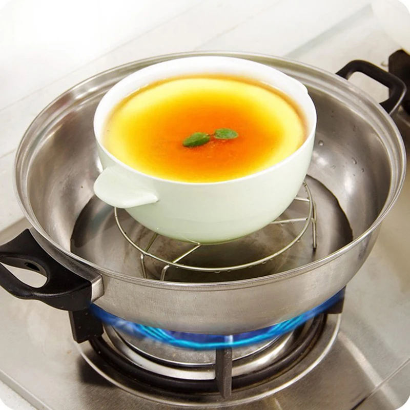 High Quality  Egg Steaming Rack Kitchen Water Separating Stainless Steel Steamer Rack