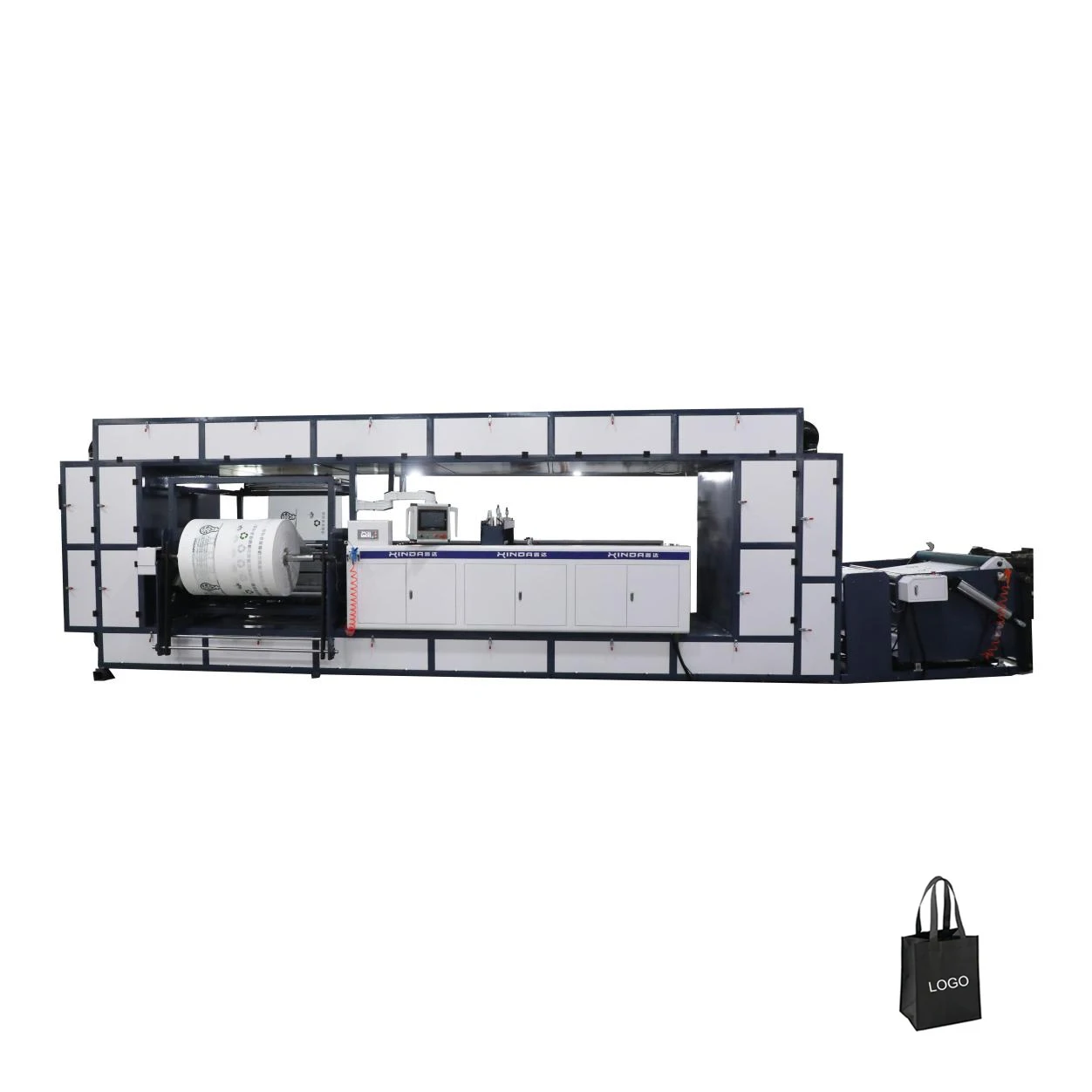 High speed non-woven multi color screen printing machine with conveyor belt 6-color 6-station screen printing machine