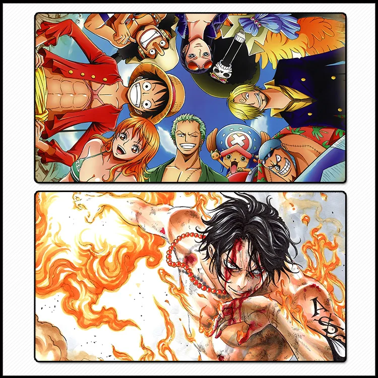 
Anime ONE PIECE 3D promotional mouse pad manufacturers wholesale custom custom cartoon game large mouse pad keyboard pad 