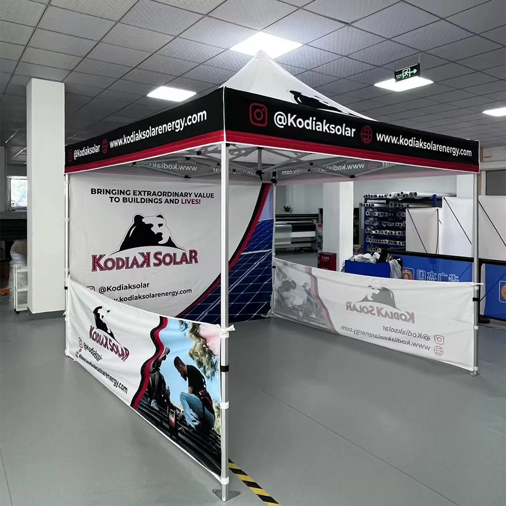 Supplier Custom Designed Vinyl Fabric Hex Frame 50mm/40mm High Quality Marquee for Dealership