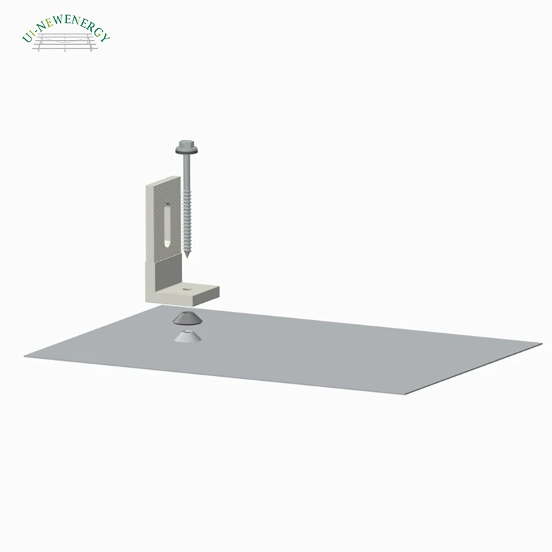 Composition / asphalt shingle roof stainless steel solar panel l bracket