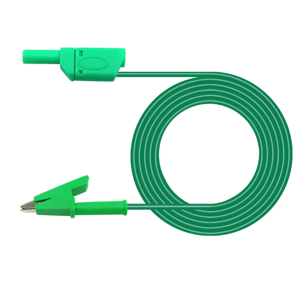 Alligator Clip Wires 20A Alligator Test Leads Multimeter Test Clips Probe Lead Banana Plug Cable