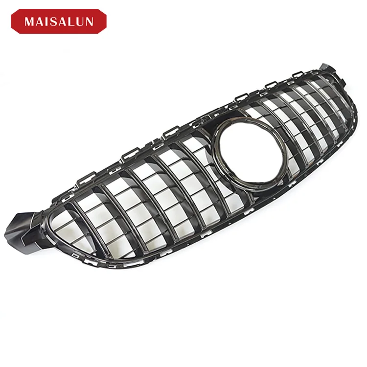 ABS AMG GT type grille for Mercedes Benz C class C200 C300 W205 C63 C63S car High quality 2015-2018