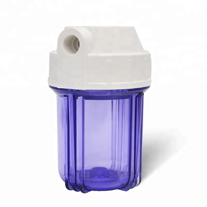 High Quality 5' Inch Transparent Water Filter Housing for filter cartridges in RO system