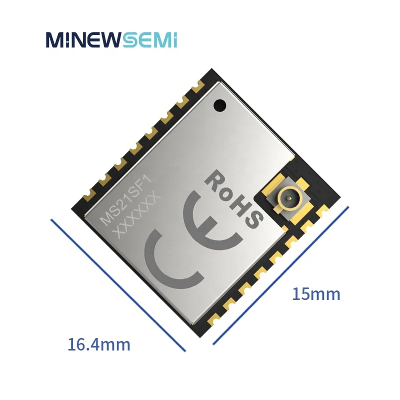 LoRa Semtech SX1262 Chip MS21SF13 Long Range Low Power LoRa and FSK Modem Integrated DC-DC converter and LDO Module