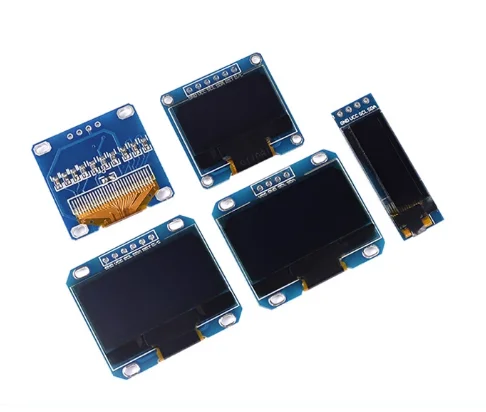 0.96 Inch OLED Display Module 0.91 1.3 1.54  1.28 Inch 12864 LCD Screen 4/6/7 Pin IIC/SPI Micro Electronic Component