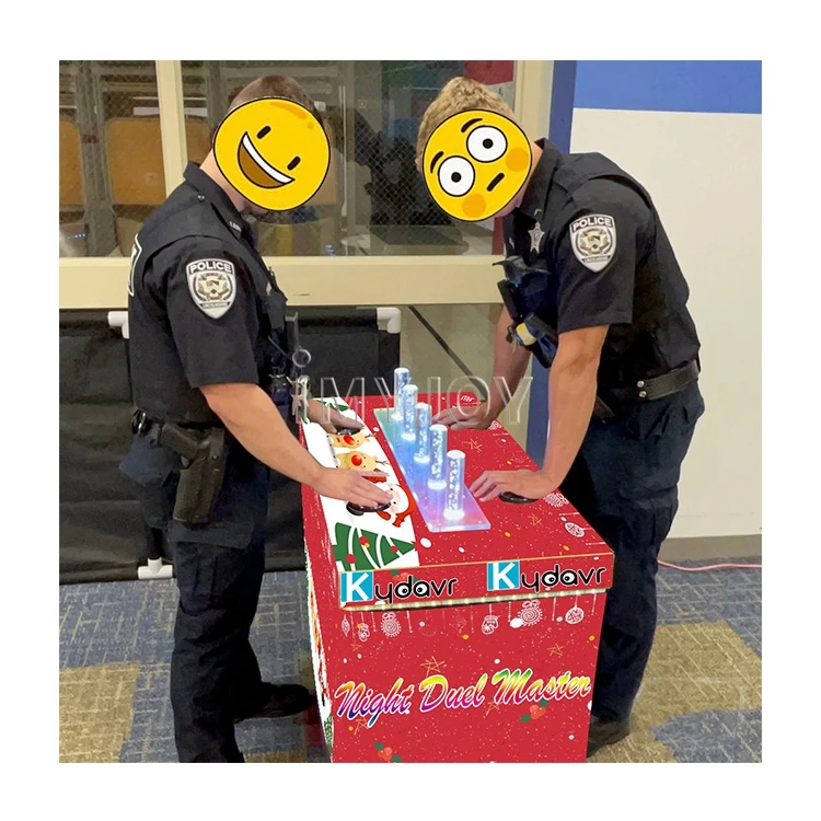 Amusement Park Two Players Night Duel Strike-A-Light Battle Visual Touch Challenge Grab It Reaction Mega Strike A light Game