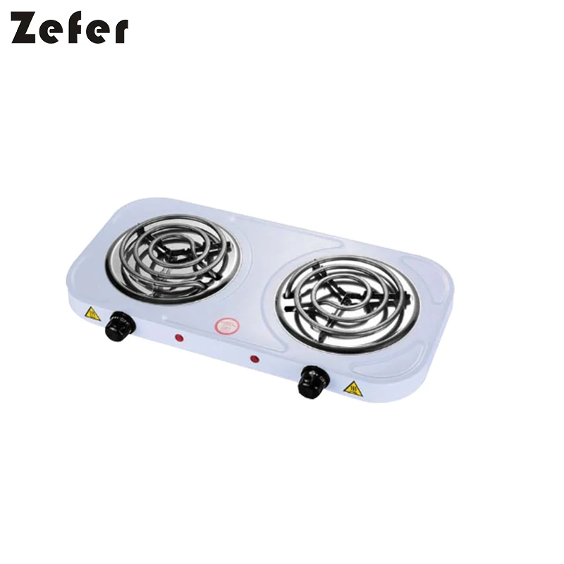 Electric Double Burners Hot Plate Countertop Buffet Cooker Stainless Steel Electric 2 Burner Stove Hot Plate