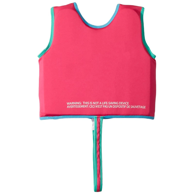 Neoprene EPE Foam Kids Life Jacket Water Sport Buoyancy Swim Vest Pink Color Children Learn To Swim Life Vest