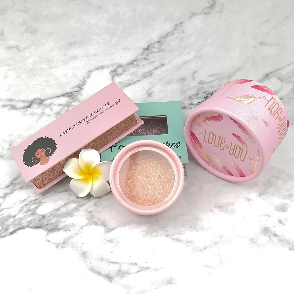 Wholesale Individual Cruelty Free Mink Lashes 3 Pairs Private Label Lash Packaging Box Real Fur 3D mink Eyelashes