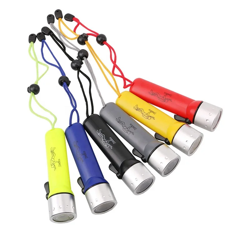 Профессиональный пластиковый фонарик для дайвинга, домашнее освещение, наружный водонепроницаемый фонарик