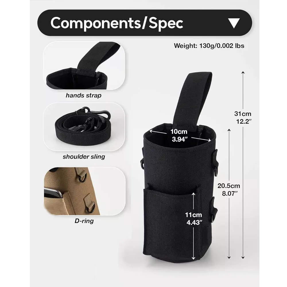 Custom Outdoor Sports Adjustable Strap Sling Bottle Bag Messenger Magnetic Attachment Man Pouch Magnet Gym Bag