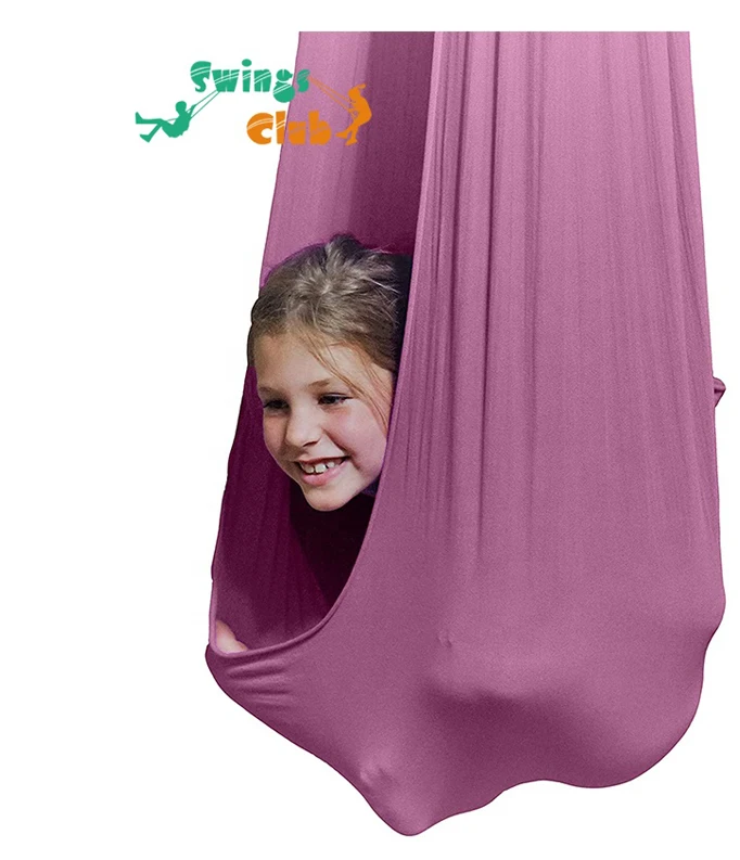 Amazon Hot Selling Comfortable Kids Hammock Chair Sensory Swing Pod For Indoor Outdoor Use