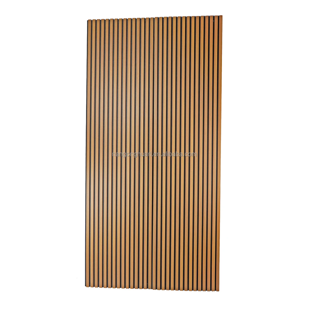 Modern Design Custom High-Density Wooden Acoustic Panels with Veneer Finish Soundproof Polyester Panels Home Bedroom Hotel Use