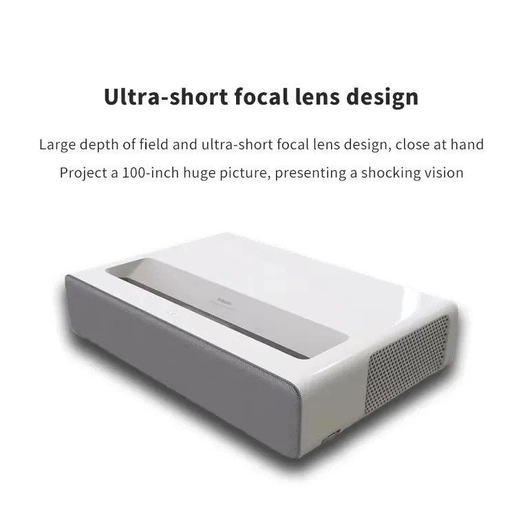 Hot selling full-color Laser cinema projector ultra short Throw laser  HD 1080P home cinema Triple Laser projector